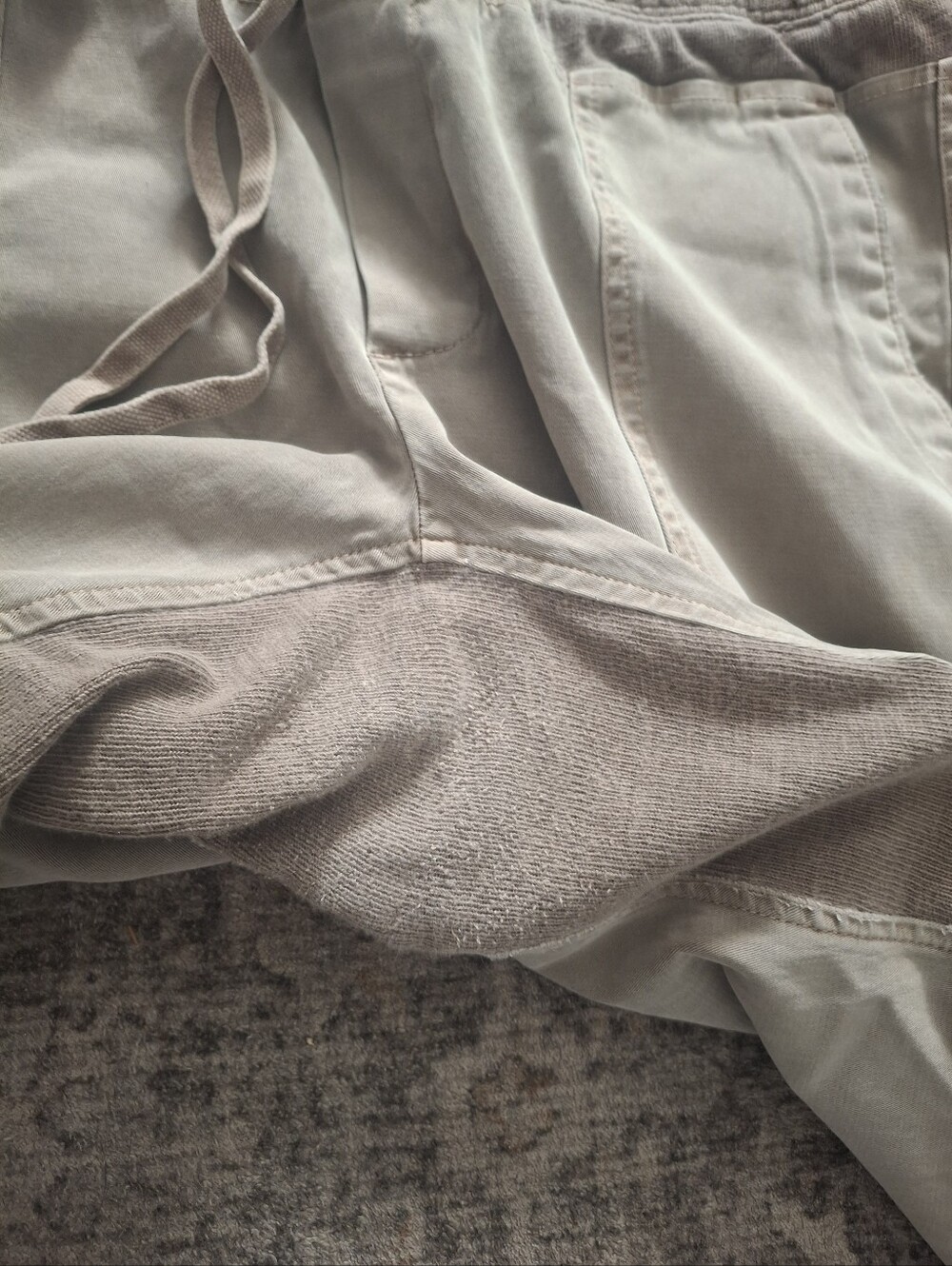 James Perse Mixed Media Pant in Coyote - Picture 11 of 16